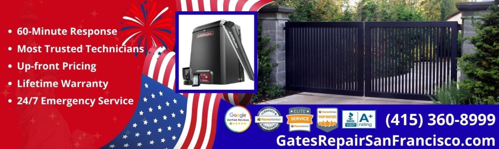 Automatic driveway gate service in San Francisco